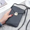 Shoulder Bags Ladies Cell Phone Purse Smartphone Wallet PU Leather Strap Handbag Women Bag Fashion Mobile