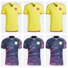 Qqq8 2023 Colômbia Away Soccer Jerseys 23 24 Falcao James Home Football Shirt Cuadrado National Team Men Kids Kit Camiseta De Futbol Maillot