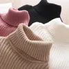 Pullover IeNens Girls Sweter Pullovers zimowe chłopcy ciepłe swetry Tops 2-11 lat Koszula dla dzieci dziecięce ubrania 231102