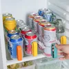 Kitchen Storage Box For Refrigerator Transparent Refrigerated Beer Cola Canned Space Cans Organizer