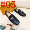 Cowhide Shoe Luxury Men Loafer designer Genuine Leather Shoess Black Yellow Soft Men's Causal Shoes Man Loafers Brand