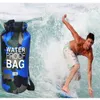 Açık su geçirmez çanta sporu açık kamp seyahati katlanır portatif su geçirmez çanta depolama kano kano kayası rafting kit ekipmanı 5-30l siyah için kuru torbalar