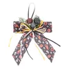 Ghirlanda di fiori decorativi Fiocco Zucca Bowknot Topper per albero Decorazione per feste per giardino da parete 15x15 cm