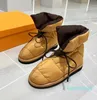 Lastest Designers Women Camping Snow Boots Winter Fashion Pet Plat Soled