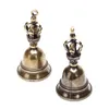 Figurines décoratives en laiton artisanal moulé sous pression, cloche magique, bouton de voiture, vent, Bronze tibétain, cadeau créatif, décoration de la maison, pendentif