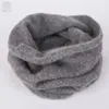 Scarve Tube Scarf Wool Cashmere Lightweight Neck Ring Warmer Angora Rabbit Hair Cowl Collar Loop Female Soft Knitting Accessories 231101