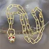 Pendant Necklaces 18inch 5pcs/lot Design Cz Charm Necklace Colorful Shape Skull Component Jewelry Plated Chain Wholesale