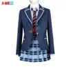 ANIMECC Project Sekai Colorful Stage Shiraishi An Cosplay Parrucca Uniforme scolastica Abiti Natale Carnevale Festa per donne cosplay