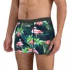 Underpants Men Flamingos Boxer Shorts Panties Soft Underwear Jungle Homme Sexy