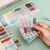 Sheets/Set Solid Color N Times Index Sticky Notebook Bookmark List Labels Mini Self-adhesive Memo Pads Office Stationary