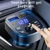 Phone Car Chargers FM Transmitter Bluetooth Wireless Car kit Handfree Dual USB Charger 2.1A MP3 Music TF Card U disk AUX Player