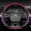 Steering Wheel Covers Carbon Fiber Cover For Berlingo Multispace XTR 2023 Cowhide Auto Accessories