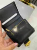 Frauen Brieftasche Mini Schwarz Geldbörse Luxus Designer Brieftasche Kreditkarte Clip Hohe Qualität Rindsleder Kupplung Handtasche Karte Tasche