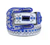 Fashion Belts for women mens designer simon Shiny Rhinestones Multicolor1732 belts3630702