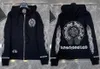 Classique Mens Zipper Ch Sweats à capuche Designer Horseshoe Sanskrit Cross Imprimer Pull Coeur Sweat à capuche Pull de luxe Femme Jackts Fate