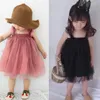 Abiti per ragazze 1-5 anni abiti estivi per ragazze 2023 bambini slip prendisole casa principessa festa di compleanno balletto solido bambini casual