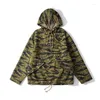 Jaquetas masculinas 3605 camuflagem com capuz primavera outono de alta qualidade ao ar livre caminhadas esporte solto estilo militar diário manga longa tops