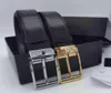 Cintura da uomo in pelle di lusso GoldSliver Mb Digner Vuoto Marca Pin Gp Tail Belt Poison 2021 NuovoRZYO7867676