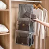 Klädgarderob förvaring handväska handväska för garderob påse förvaring hänger tyg garderob påse r231102
