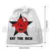Berets Eat The Rich Beanies Pullover Cap Comfortable Anarchist Communism Socialism Liberation Blackstar Black Star Anarcho