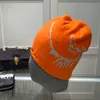 Designer baseball kapelusz kaszczelnik kaszmirowy designerka skullcap damska czaszka męska czaszka mody dzianinowy kapelusz starożytny ptak