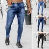 Jeans pour hommes Mode Skinny Garçons Classique Coton élastique Slim Hommes Strech Denim Pantalon de haute qualité Noir Casual Vêtements masculins