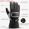 Guantes de esquí ROCKBROS Invierno Bicicleta Térmica Impermeable A prueba de viento MTB Bicicleta Esquí Senderismo Moto de nieve Motocicleta Ciclismo Guante 231102