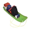 Sledding 66 Family Fun Toboggan Four Rider Sled Lime 1136 231102