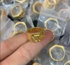 خواتم زفاف جديدة مصممة Banshee Medusa Profile Portrait Women 18K Gold Plated Ring Ring Designer Jewelry Ladies Hirdies Birthday Party Party Gifts MR1 ​​-07