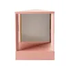 Compact Mirrors 2colors Non-Reversing Cosmetic Stand Mirror For True Reflection Vanity Makeup H7H3 231102