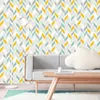 Wallpapers auto adesivo papel de parede rolo pvc desenhos animados contato papel geométrico impermeável casca e vara para decoração de armário de mesa de parede