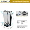 Sacs de golf Capeur de sac général Sac à poussière imperméable Protection du chapeau Couvre du chapeau réglable Stick Magic Transparent 231102