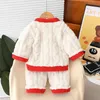 Kleidung Sets Herbst Winter Kinder Junge 2PCS Kleidung Set Cartoon Gespleißt Homewear Schlafanzug Fleece Hose Baby Outfit Kleinkind Anzüge 231102