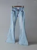 Dames jeans hoge taille wijd been wijd uitlopende zomer skinny casual mode dames vintage streetwear vrouwelijke volledige lengte slank