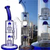 Matrix Perc Hookahs Gravity Glass Bong Bubbler Recycler Dab Rigs Rauchglas-Wasserpfeifen mit 18-mm-Kopf