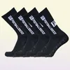 4pairsset FS Socks Socks Grip Nonslip Sports Socks Professional Competition Soccer Soccer Socks Men and Women 220105470701