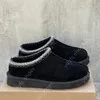 Classic Mini Australia Tazz Pantofole Tasman Pantofola con plateau Stivali Fuzzy Mule Stivali invernali in pelliccia per donna Stivaletti da neve con fondo spesso caldo Chesut Nero Taglia 35-44