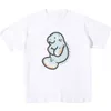 23SS New Classic Woman Men's T-shirts Hip-Hop Animal Pattern Cartoon Manatee Printed Tee Casual Summer Short Sleeve Fashion Breathable Street Tee TJAMMTX132