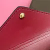 DESIGNERS wallet women long wallets fashion 3-piece purse brown flower hasp purses woman purses with box