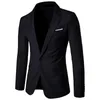 Costumes pour hommes Blazer bordeaux veste de costume coupe ajustée homme loisirs couleur unie fonds jeunesse petit simple manteau ample tendance