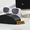 Designer zonnebrillen Originele brillen Outdoor Shades PC Frame Fashion Classic Lady Spiegels voor dames en heren Bril Unisex 18 kleuren