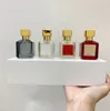 Conjunto de perfume 4 peças maison bacarat rouge 540 extrait eau de parfum paris fragrância homem mulher colônia spray de longa duração smel1097082