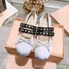 Luxury Dress Shoes ballet flats crystal Cut Outs Rhinestone womens loafers designer bow decoration top quality Sheepskin flat heel fashion praty Dancing shoe