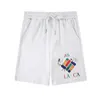 Casablanc Shorts coton sport Casa Blanca culottes mode uni cinq pièces rue longueur cordon pantalon Casa Blanca homme genou plage t-shirts 1721