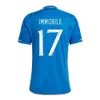 QQQ8 2023 2024 Bonucci Soccer Jerseys 23 24 Jorginho Insigne Verratti Men Kids Kit Chiesa Barella Finals Chiellini Pellegrini