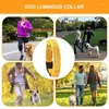 Dog Collars Lighted For Night | 3 Lighting Modes Waterproof Led Rechargeable Collar Walking