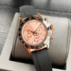 Relógio de luxo mens daytonas relógios de ouro cronógrafo designer movimento automático relógio homens 904L dia tona relógio de pulso mecânico 40mmOIWg #