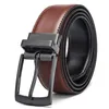 Belts Men's Rotating Double-sided Leather Belt Business Luxury Fashion Casual Versatile Clothing Accessories Holiday Gifts