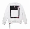 2023Designer mode av blommor mode mens hoodies hoodie unisex kvinnor hooded casual harajuku pullovers streetwear tröjor mäns t-shirts offs white u7h