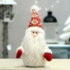 Juldekorationer Juldockor Santa Claus Snowman Elk Toys Xmas Figurer Julklapp till Kid Xmas Tree Ornament Juldekoration 231102